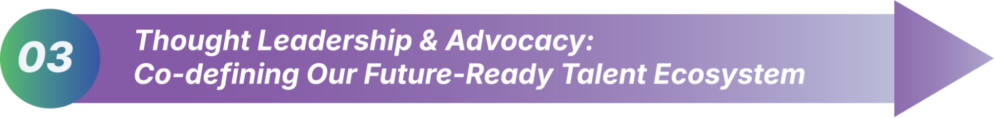Thought Leadership & Advocacy